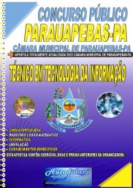 Apostila Impressa Concurso Cmera Municipal de Parauapebas - PA 2022 Tcnico em Tecnologia da Informao