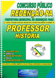 Apostila Impressa Concurso Redeno - PA 2024 Professor de Histria