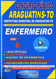Apostila digital concurso Prefeitura Municipal de Araguatins-TO 2023  Enfermeiro