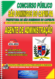 Apostila Digital Concurso Prefeitura de So Domingos do Capim - PA 2024 Agente de Administrao