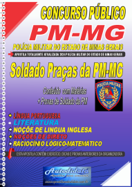 Apostila impressa concurso da PM-MG - Polcia Militar do Estado de Minas Gerais -2024 - SOLDADO
