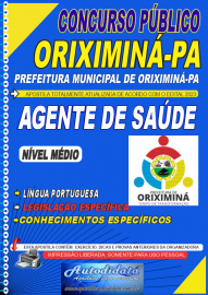 Apostila Impressa concurso de ORIXIMIN-PA 2023 - AGENTE COMUNITRIO DE SUDE -ACS