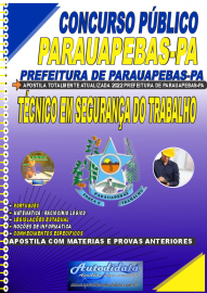 Apostila Impressa Concurso Prefeitura de Parauapebas - PA 2022 Tcnico em Segurana do Trabalho