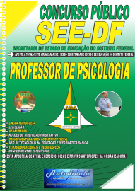 Apostila Impressa Concurso SEE-DF 2022 Professor de Psicologia