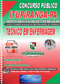 Apostila Digital Prefeitura de Itupiranga - PA 2022 Técnico em Enfermagem