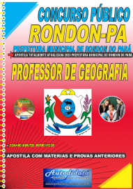 Apostila Impressa Concurso Prefeitura de Rondon - PA 2023 Professor de Geografia