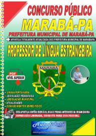 Apostila Digital Concurso Prefeitura de Marab - PA 2022 Professor de Lngua Estrangeira