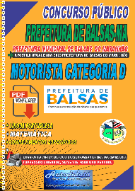Apostila digital concurso da Prefeitura de Balsas-MA 2023 - Motorista Categoria D