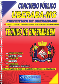 Apostila Impressa Concurso Prefeitura de Uberaba - MG 2024 Técnico de Enfermagem