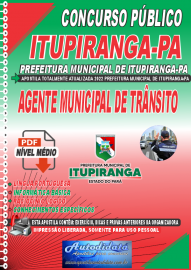 Apostila Digital Prefeitura de Itupiranga - PA 2022 Agente Municipal de Trnsito