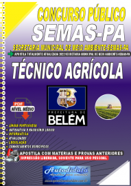 Apostila Digital Concurso SEMAS-PA 2022 Tcnico Agrcola
