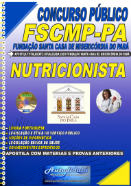 Apostila Impressa Concurso FSCMP-PA 2023 Nutricionista