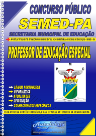 Apostila Impressa Concurso Prefeitura de Castanhal - PA SEMED 2024 Professor de Educao Especial