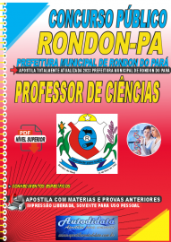 Apostila Digital Concurso Prefeitura de Rondon - PA 2023 Professor de Cincias