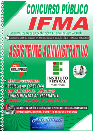 Apostila digital concurso do IFMA 2023 - ASSISTENTE EM ADMINISTRAO