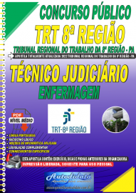Apostila Digital Concurso TRT- PA 2022 Tcnico de Judicirio - Enfermagem
