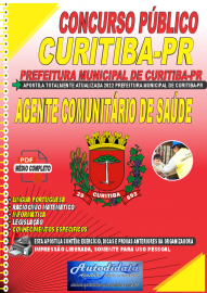 Apostila Digital Concurso Prefeitura de Curitiba - PR 2022 Agente Comunitrio de Sade