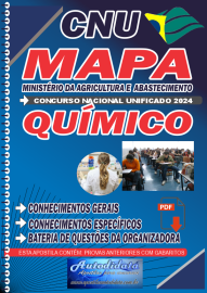 Apostila Digital Concurso Pblico do MAPA - 2020 Fiscal Federal Agropecurio - Qumico