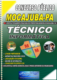 Apostila Impressa Concurso Pblico Prefeitura de Mocajuba - PA 2021 Tcnico de Informtica