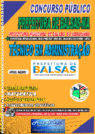 Apostila impressa concurso da Prefeitura de Balsas-MA 2023 - Tcnico em Administrao