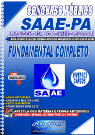Apostila Digital Concurso SAAE Municpio de Rondon - PA 2023 Fundamental Completo
