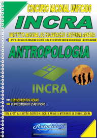 Apostila Impressa Concurso Nacional Unificado INCRA 2024 Antropologia 