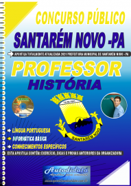 Apostila Impressa Concurso Público Prefeitura de Santarém Novo - PA 2021 Professor de História