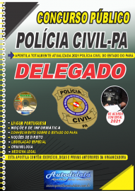 Apostila Impressa Concurso POLCIA CIVIL - PA 2019 - APOSTILA PREPARATRIA ATUALIZADA 2019  - DELEGADO