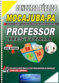Apostila Digital Concurso Pblico Prefeitura Municipal de Mocajuba - PA 2021 Professor de Histria