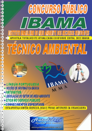 Apostila impressa para o Concurso Pblico IBAMA - 2022 TCNICO AMBIENTAL