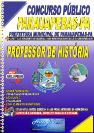 Apostila Digital Concurso Prefeitura de Parauapebas - PA 2022 Professor de Histria