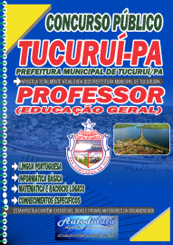Apostila impressa concurso de Tucuruí-PA 2023 - Professor de Educação Geral