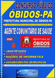 Apostila impressa concurso de Óbidos-PA 2023 - AGENTE COMUNITÁRIO DE SÁUDE -ACS