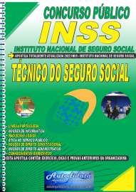 Apostila Impressa Concurso Instituto Nacional de Seguro Social - INSS - 2022 Técnico do Seguro Social