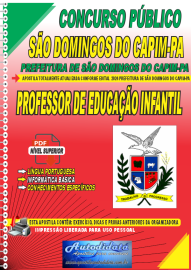 Apostila Digital Concurso Prefeitura de So Domingos do Capim - PA 2024 Professor de Educao Infanil