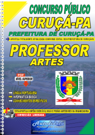 Apostila Digital Concurso Prefeitura de Curu - PA 2024 Professor de Artes