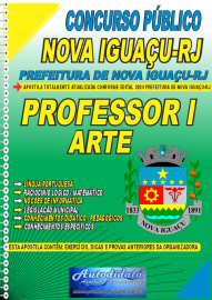 Apostila Impressa Concurso Nova Iguaçu - RJ 2024 Professor de Arte l