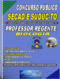 Apostila impressa concurso da SEDUC-TO 2023 - Professor Regente de Biologia