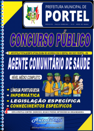 Apostila digital concurso da Prefeitura de Portel - PA 2021 - AGENTE COMUNITÁRIO DE SÁUDE -ACS