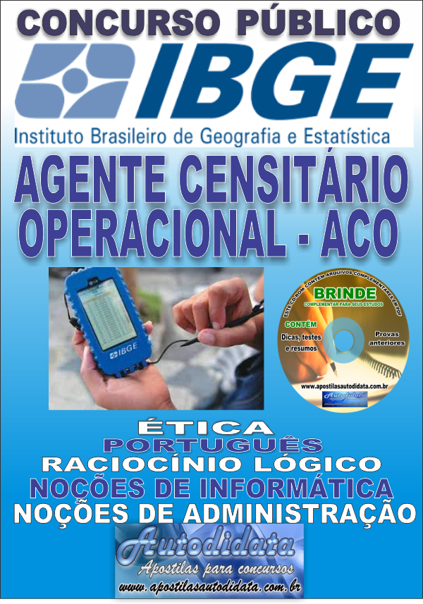 Apostila Impressa Concurso Ibge 2019 Agente Censitario