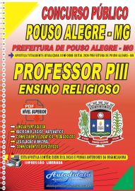 Apostila Digital Concurso Pouso Alegre - MG 2024 Professor Plll de Ensino Religioso