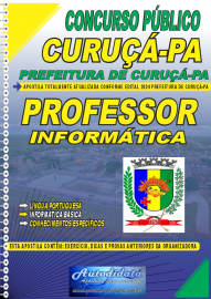 Apostila Impressa Concurso Prefeitura de Curu - PA 2024 Professor de Informtica
