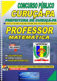 Apostila Digital Concurso Prefeitura de Curu - PA 2024 Professor de Matemtica