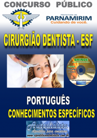 Apostila Impressa Concurso PARNAMIRIM – RN/2019 - Cirurgião Dentista ESF