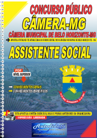 Apostila Digital Concurso Câmera -MG 2024 Assistente Social