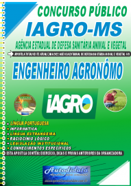 Apostila Impressa Concurso Público IAGRO-MS 2022 Engenheiro Agrônomo