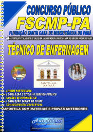 Apostila Impressa Concurso FSCMP-PA 2023 Tcnico de Enfermagem