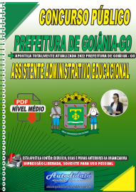 Apostila Digital Concurso Prefeitura de Goinia - GO 2022 Assistente Administrativo Educacional