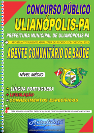 Apostila impressa concurso de Ulianópolis-PA 2023 - AGENTE COMUNITÁRIO DE SÁUDE -ACS