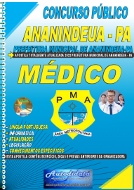 Apostila Impressa Prefeitura de Ananindeua - PA 2022 Mdico